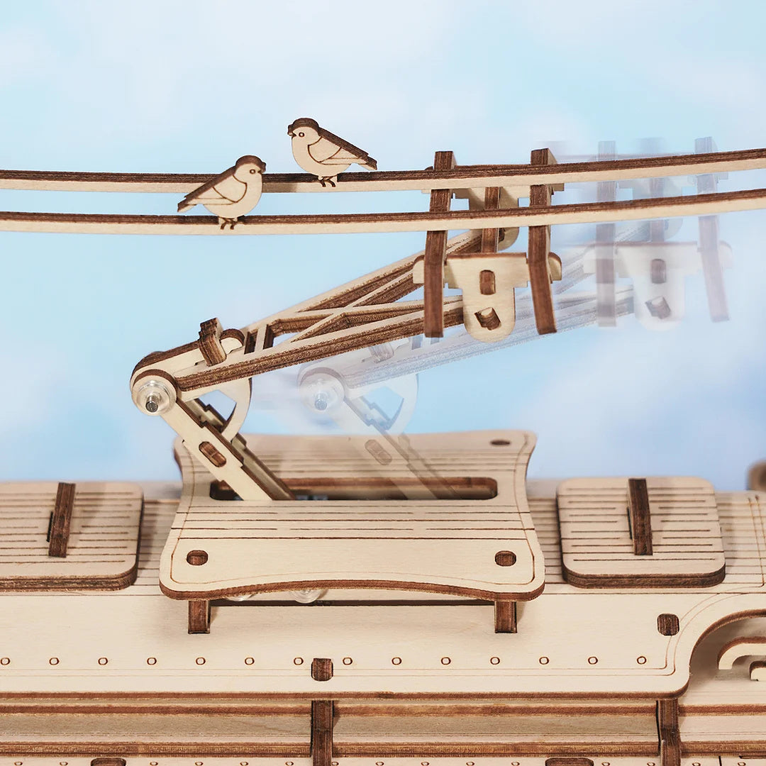 ROKR 3D Holzpuzzle Classic City Straßenbahn – Bausatz