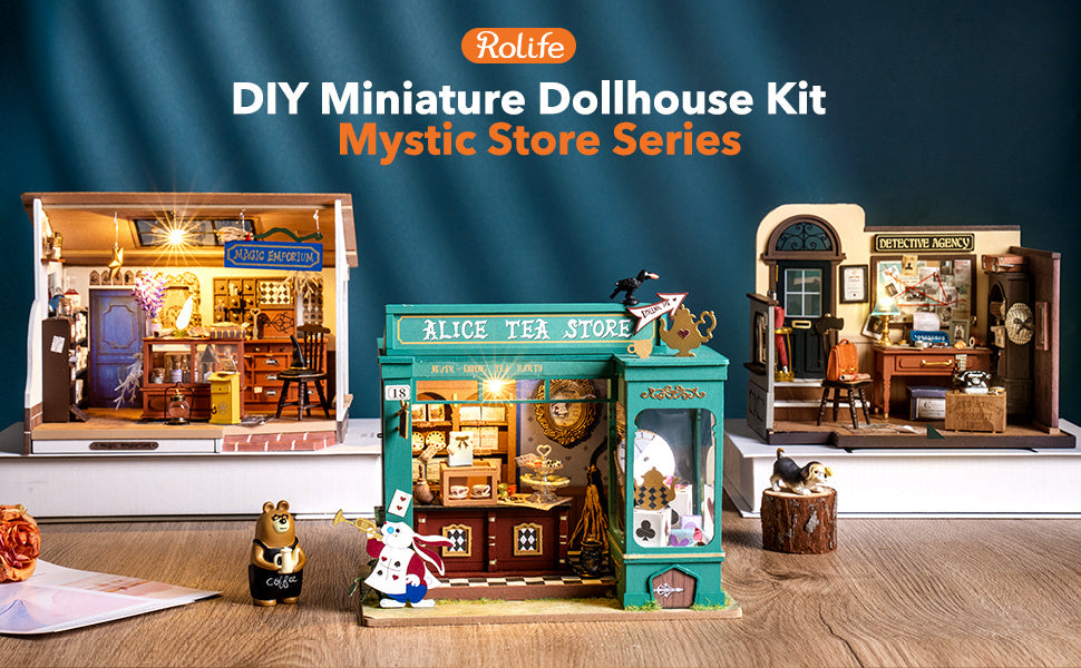 ROBOTIME Mystic Store Serie Miniatur-Diorama Bauset (3 Varianten)