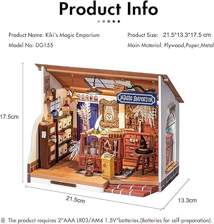 ROBOTIME Mystic Store Serie Miniatur-Diorama Bauset (3 Varianten)