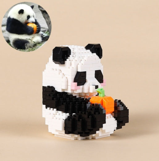 mini Klemmbaustein Panda Bauset - 12 Varianten
