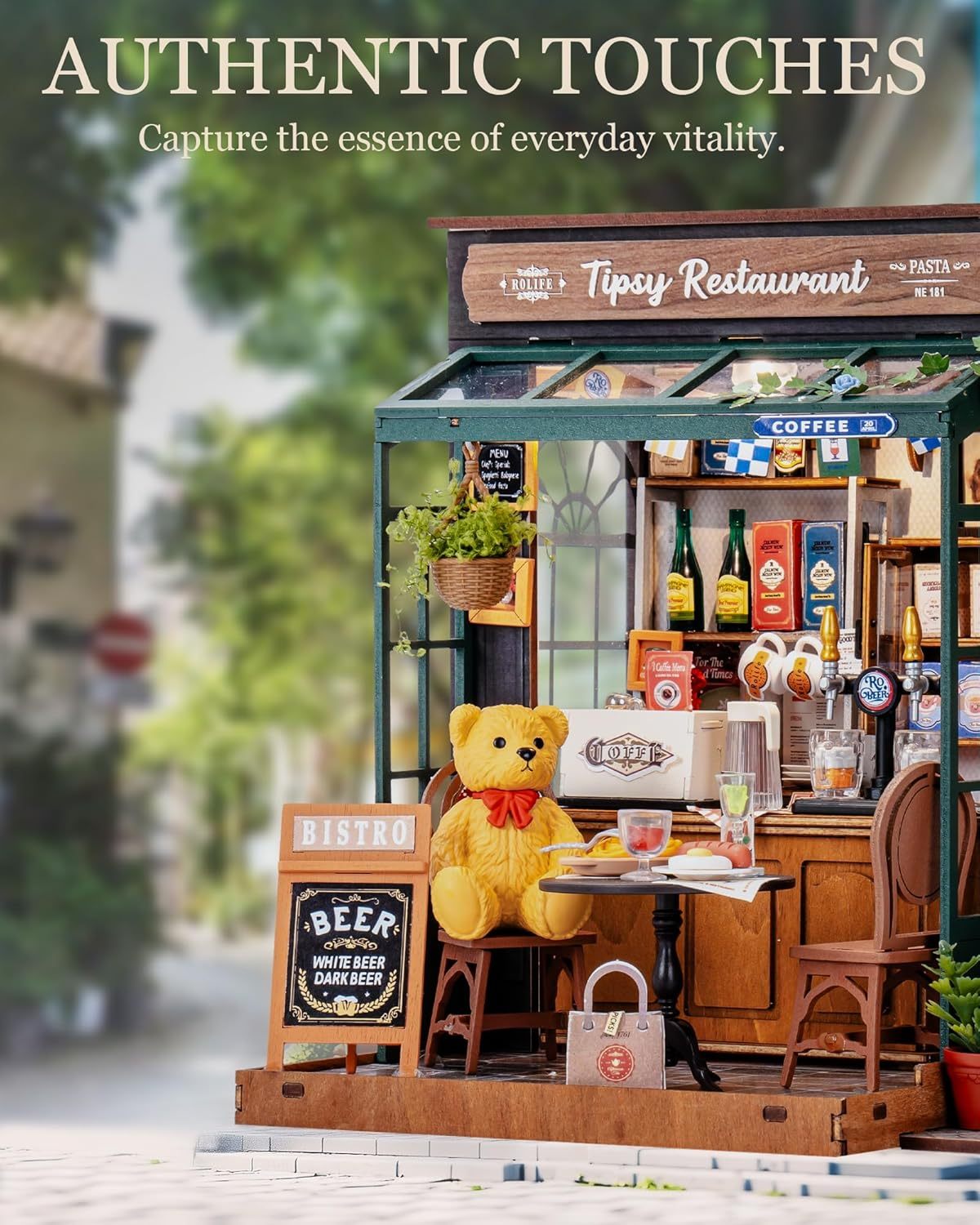 Rolife DIY Miniatur Haus – Tipsy Restaurant Bauset