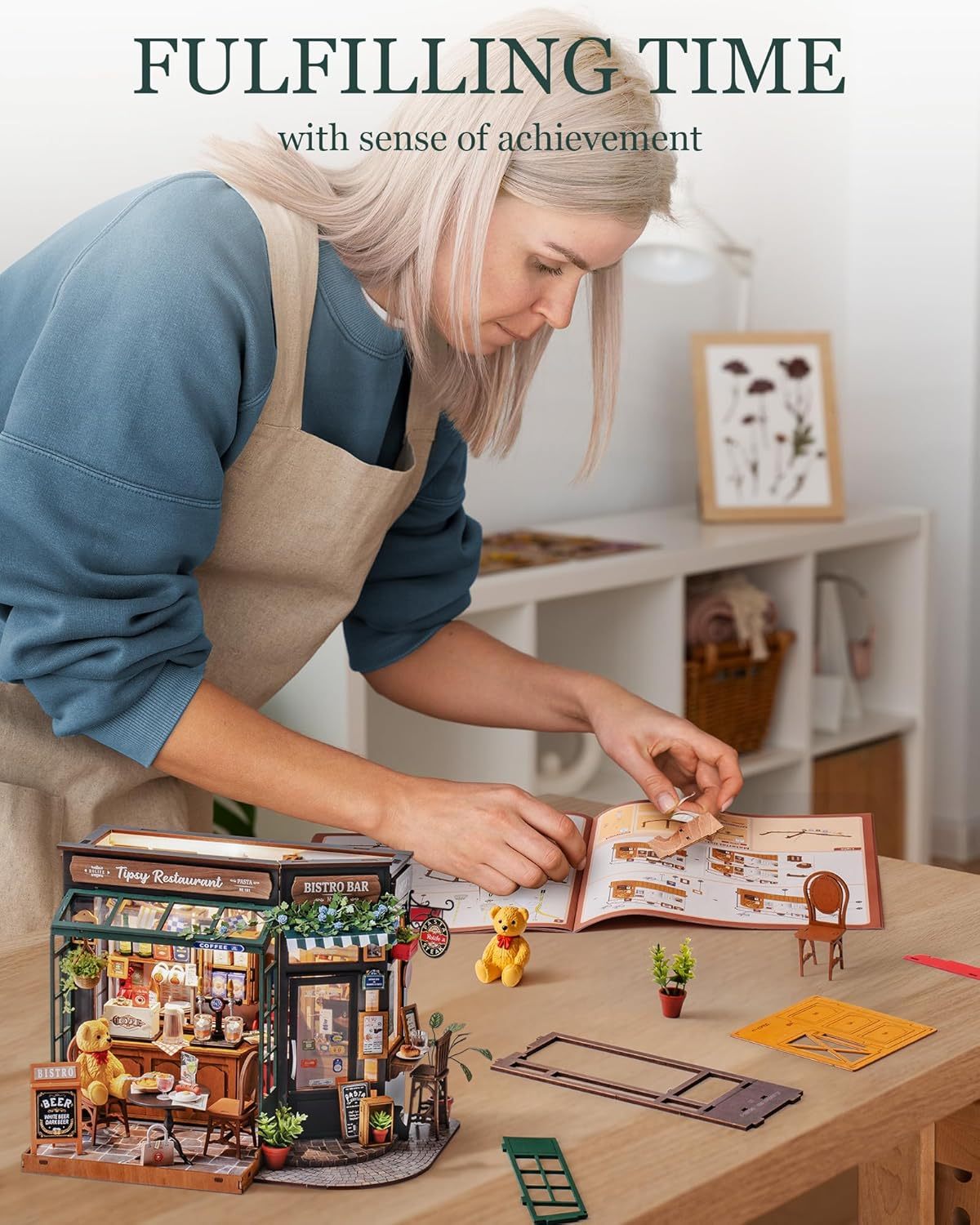 Rolife DIY Miniatur Haus – Tipsy Restaurant Bauset