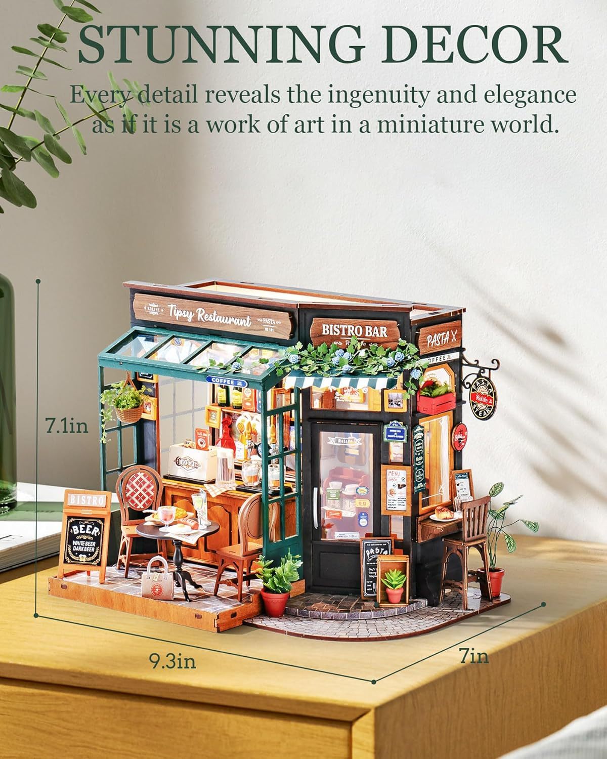 Rolife DIY Miniatur Haus – Tipsy Restaurant Bauset